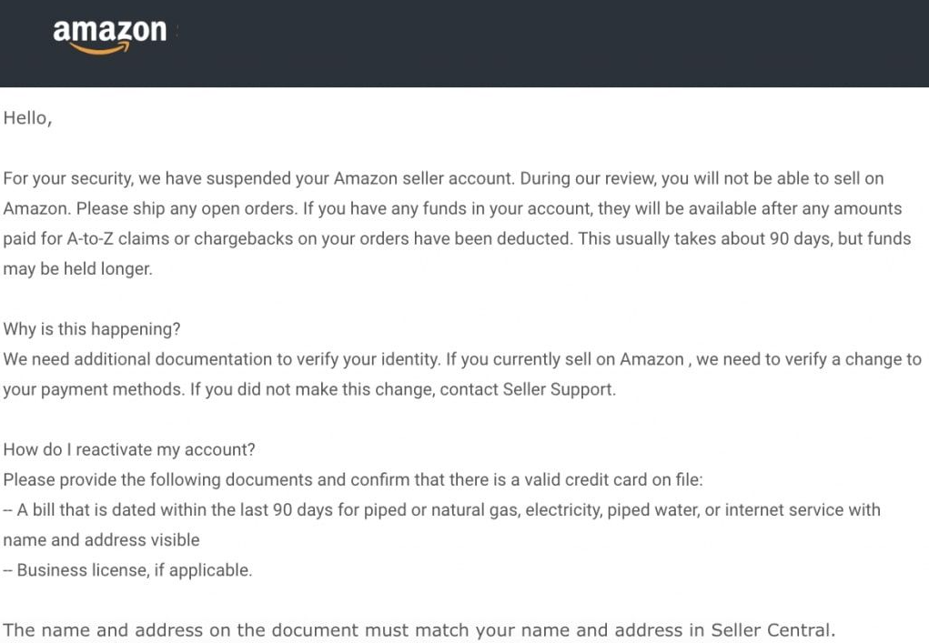 Read the Suspension Notice